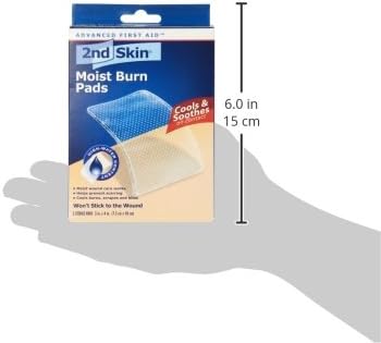 Spenco 2nd Skin Moist Burn Pads, (3 x 4 Inches), 3-Count