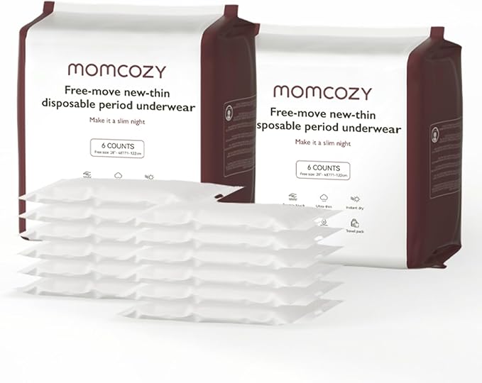 Momcozy Postpartum Disposable Underwear, 12 PCS