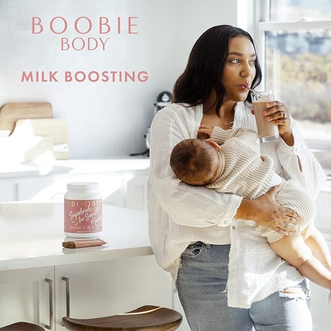 Boobie Body Superfood Protein Meal Replacement Shake, Vanilla Chai Flavor | 19g Protein | Safe For Pregnancy, Lactation, & Motherhood | Organic, Vegan, Zero Sugar, 1 Tub (20 Servings)