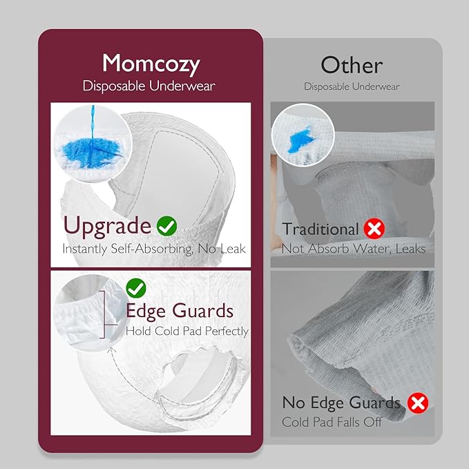 Momcozy Postpartum Disposable Underwear, 12 PCS