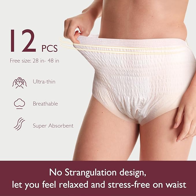 Momcozy Postpartum Disposable Underwear, 12 PCS