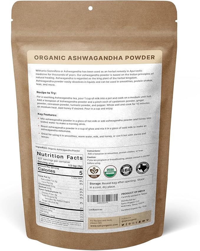 Ashwagandha Root Powder 16 oz. –