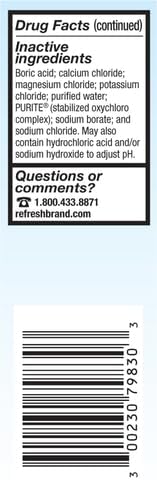 Refresh Tears, Lubricant Eye Drops, 2 .5 fl (15 ml)
