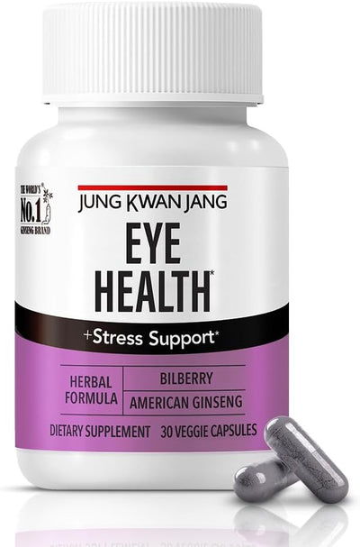 JungKwanJang Eye Health Support with Bilberry (166mg) and (143mg) for 30 Capsules