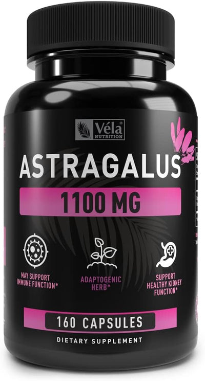 Vela’s Astragalus Capsules 1100 mg* 160 Count 3rd Party