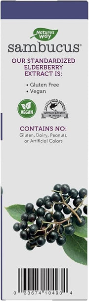 Nature's Way Sambucus Elderberry Drops 6400mg of 1 mL, 1 Fl.