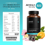 Premium Immunity Booster Supplement – 10 1 Natural 90 Capsules,