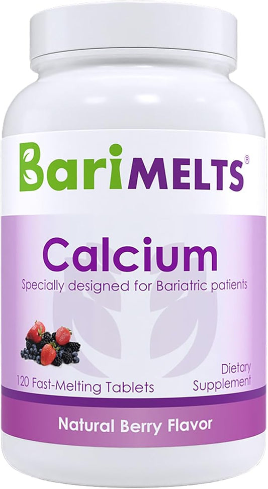 BariMelts Bariatric Calcium Citrate with Vitamin D3 and 1 Month (120 Smooth-Dissolving