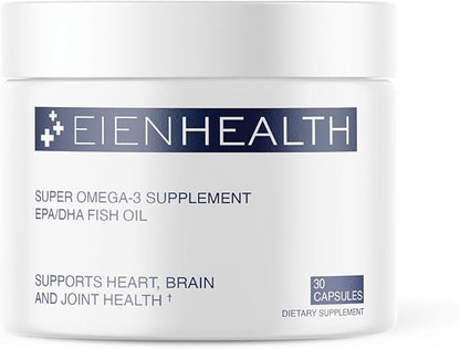 Super Omega-3 Supplement EPA/DHA Fish Oil (30 capsules)