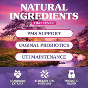 Seraphina Vaginal Probiotics 2-in-1 for Women 90 Capsules 10 Billion 6 Strains (90 Count 1))