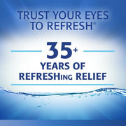 Refresh Optive Lubricant Eye Drops, Preservative-Free, 0.01 Fl 60 Count