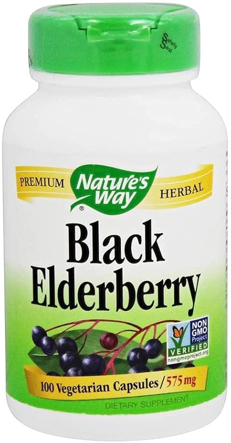 Nature's Way Black Elderberry 100 capsules 3