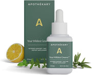 Apothékary Your Wildest Greens Tincture, All-in-One Daily Greens Superfood Supplement, Vitamin & Mineral Support, 5X Potency of Greens Powders, Sugar Free, Calorie Free, (15 Servings) 1.22oz