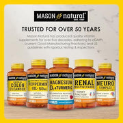 MASON NATURAL Peppermint Oil 50 mg Enteric Coated Supplement, 270 Day Supply of Gastrointestinal Support for Normally Functioning Bowel, Softgel Pills