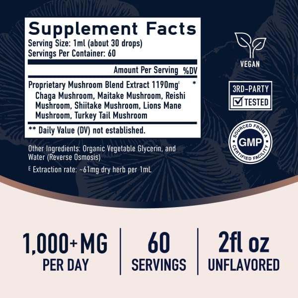 Mushrooms Liquid Drops Complex 2 Fl