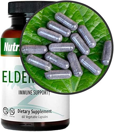 NutraMedix Elderberry Antioxidants Supplement Capsules 500mg (60 Capsules)