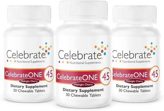 Celebrate Vitamins CelebrateONE 45 Chewables, 45mg Iron (90 Tablets)