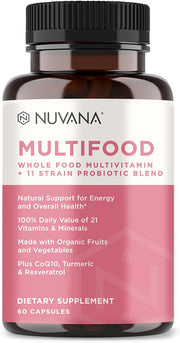 Multifood Whole Food Multivitamin for Women 21 Organic 60 Capsules