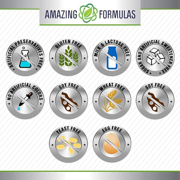 Amazing Formulas MCT Oil Supplement | 1000 Mg Per Serving | 300 Softgels | Non-GMO | Gluten-Free | Made in USA