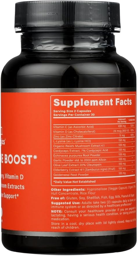 Fortify! Capsules with Vitamin C, Zinc, 60 Veggie