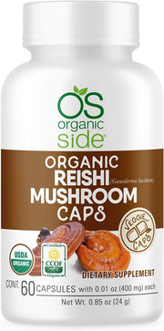 Organic Reishi Mushroom 60 Capsules