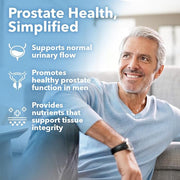 LifeSeasons Prostate Support Supplement - Saw Palmetto, Phytosterol, Zinc, Nettle, Vitamin D-3 & B6 - Promote Healthy Prostate Function & Normal Urinary Flow - Improve Tissue Integrity - 60 Softgels