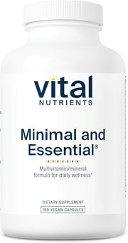 Vital Nutrients Minimal and Essential Multivitamin 180 Capsules