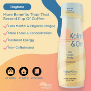 KALM & ON Tropical Citrus Liquid 100% Natural 5 Minute 12 Pack