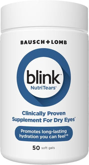Blink NutriTears Clinically Proven Supplement 50 Softgels,