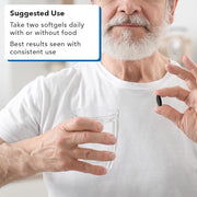 LifeSeasons Prostate Support Supplement - Saw Palmetto, Phytosterol, Zinc, Nettle, Vitamin D-3 & B6 - Promote Healthy Prostate Function & Normal Urinary Flow - Improve Tissue Integrity - 60 Softgels