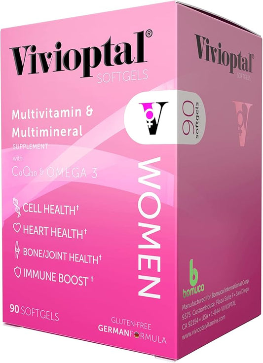 Vivioptal Women 90 Softgels CoQ10 & 3