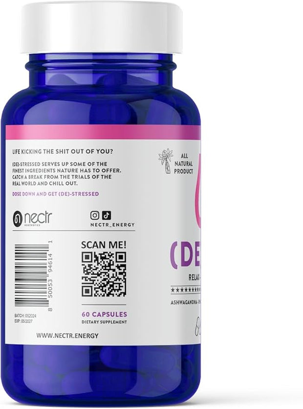 (DE)-STRESS - Ashwagandha - Rhodiola Rosea 10:1 - 20:1-30 servings (60 capsules)