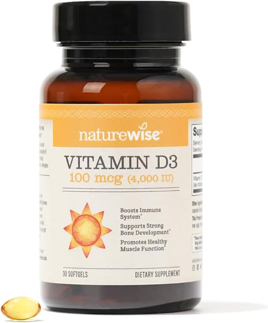 NatureWise Vitamin D3 4000iu (100 mcg) 30 Count