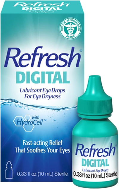 Refresh Digital Lubricant Eye Drops, 0.33 1)