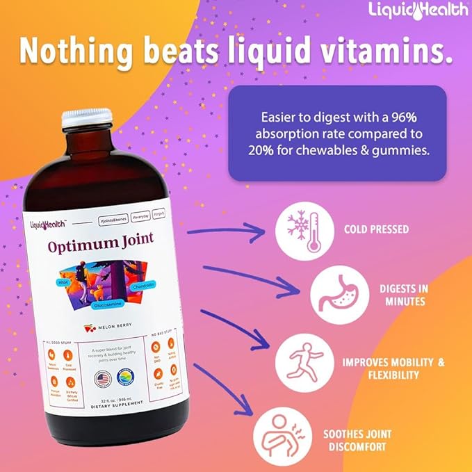 LIQUIDHEALTH Optimum Joint Support Liquid Multivitamin (3pack)