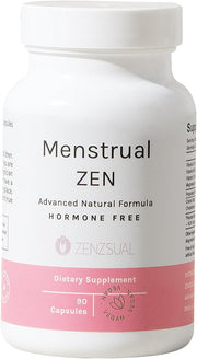 ZENZSUAL Menstrual Zen Natural and Hormone-Free (90 Capsules 2.7 Oz)