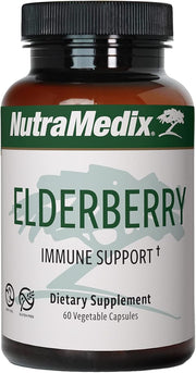 NutraMedix Elderberry Antioxidants Supplement Capsules 500mg (60 Capsules)