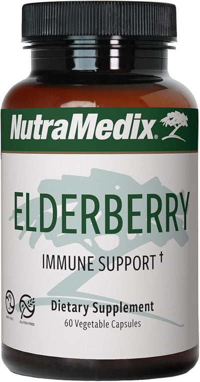 NutraMedix Elderberry Antioxidants Supplement Capsules 500mg (60 Capsules)