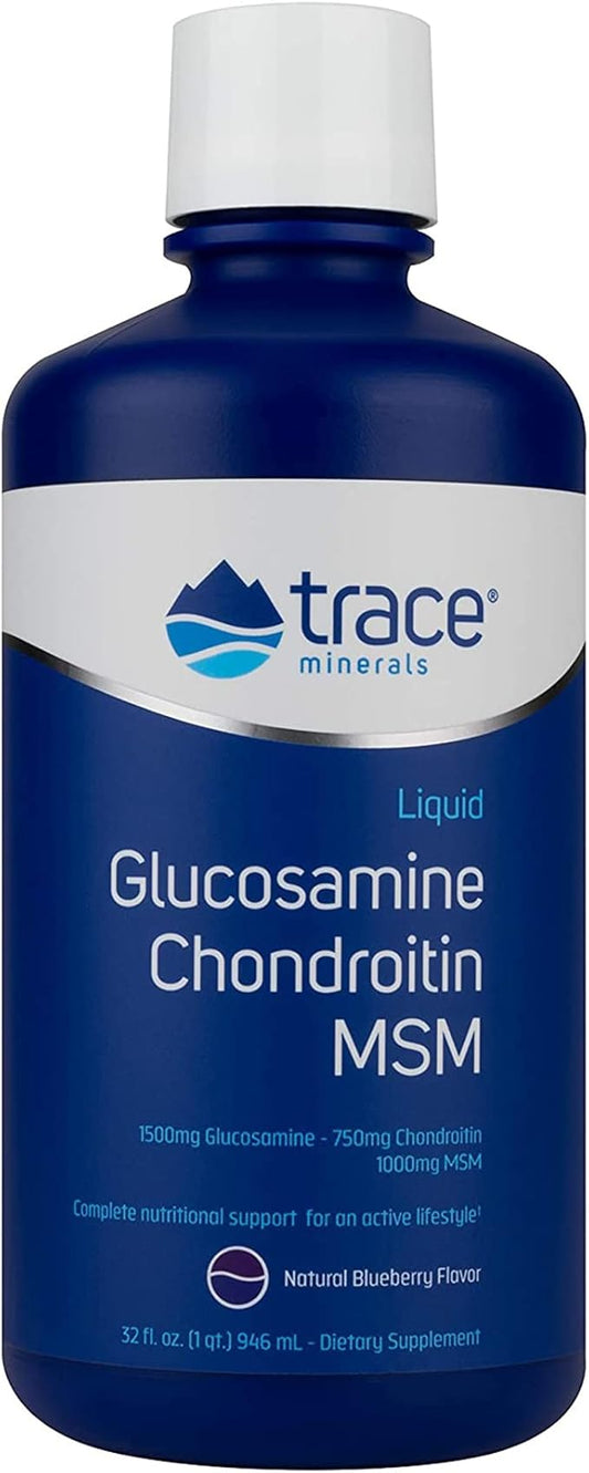 Trace Minerals | Liquid Glucosamine Chondroitin 32 Servings, 32 fl