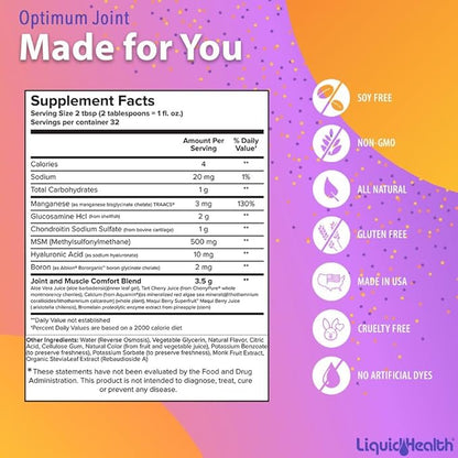 LIQUIDHEALTH Optimum Joint Support Liquid Multivitamin (3pack)