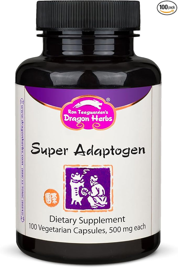 Dragon Herbs Super Adaptogen (100 Capsules, 500 mg