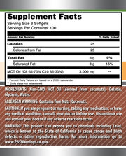 Amazing Formulas MCT Oil Supplement | 1000 Mg Per Serving | 300 Softgels | Non-GMO | Gluten-Free | Made in USA