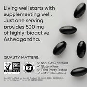Sports Research® Ashwagandha Softgels with Coconut 60 Count