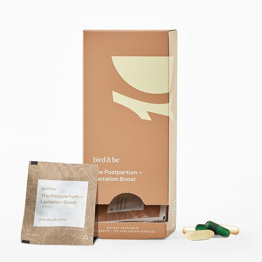 The Postpartum with Lactation Boost (Omega-3), Iron, B12-30-Day Supply