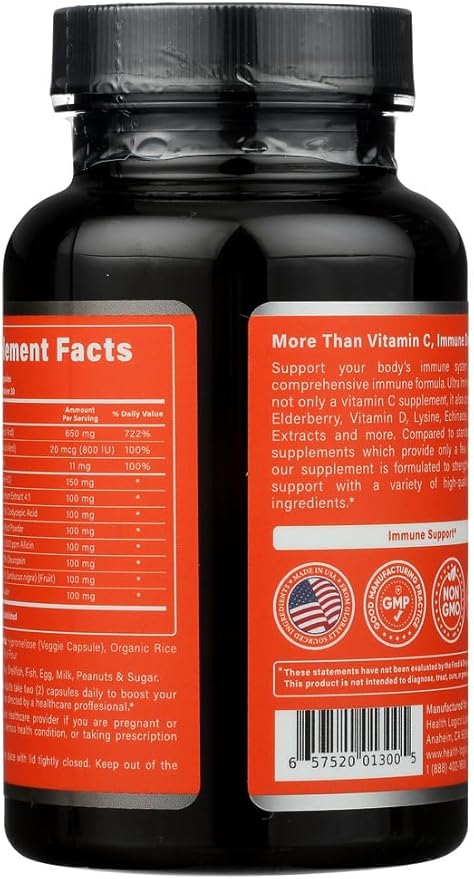 Fortify! Capsules with Vitamin C, Zinc, 60 Veggie