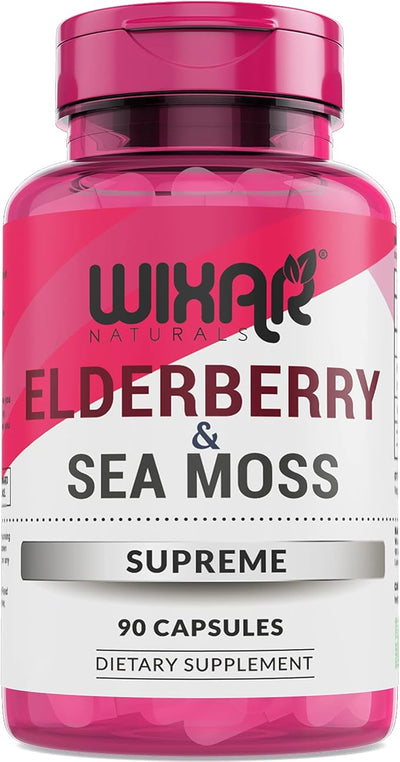 Elderberry and Sea Moss Supreme Capsules 90 Capsules