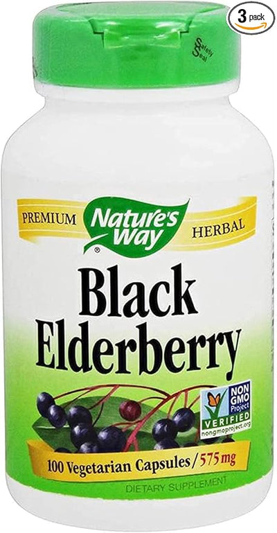 Nature's Way Black Elderberry 100 capsules 3