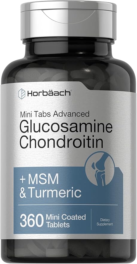 Horbäach Glucosamine Chondroitin MSM Turmeric 360 Mini