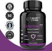Elderberry Plus With Vitamin C, 120 Capsules 3.