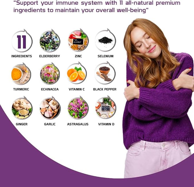 Elderberry Plus With Vitamin C, 120 Capsules 5.